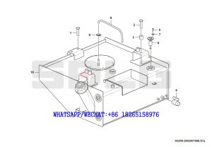 2 SDLG LG936 WHEEL LOADER Fuel tank A0200-2902001888