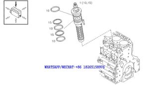 20 DACHAI DEUTZ BF6M1013 DIESEL ENGINE FUEL INJECTOR PUMP -2