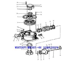 20 XCMG GR165,GR185,GR180,GR215 MOTOR GRADER PARTS CATALOG WORM GEAR