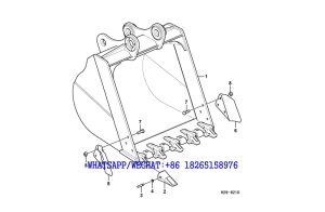 217 SDLG LG6225E HYDRAULIC EXCAVATOR Bucket H29-6210