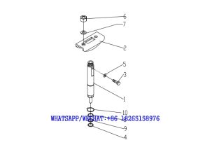 22 WEICHAI TD226B DIESEL ENGINE FUEL INJECTOR ASSEMBLY