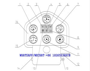 22 XCMG GR165,GR185,GR180,GR215 MOTOR GRADER PARTS CATALOG INSTRUMENT BOX MENT