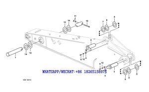 222 SDLG LG6225E HYDRAULIC EXCAVATOR Links to dipper arm H34-6210