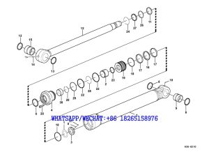 226 SDLG LG6225E HYDRAULIC EXCAVATOR Bucket cylinder H38-6210