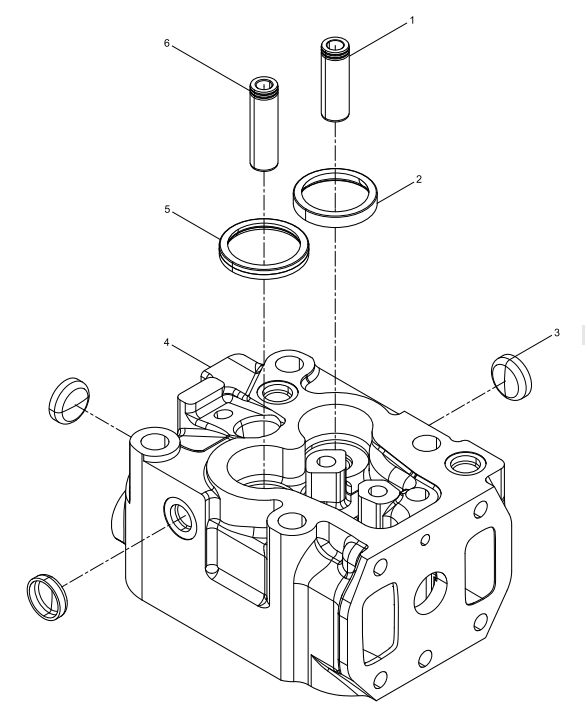 23 WEICHAI WP6 DHP06G0215 WP6G125E3 ENGINE Cylinder Head Subassembly -2