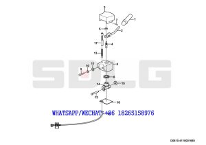 24 SDLG LG936 WHEEL LOADER (130501) Shift mechanism D0610-4110001680