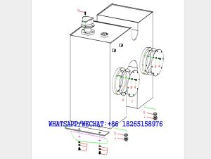 24 XCMG GR165,GR185,GR180,GR215 MOTOR GRADER PARTS CATALOG Tank Assembly