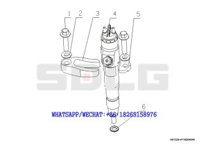 24 YUCHAI YC6J125-T302 (J8N0L4) DIESEL ENGINE Unit injector kit A01224-4110004049