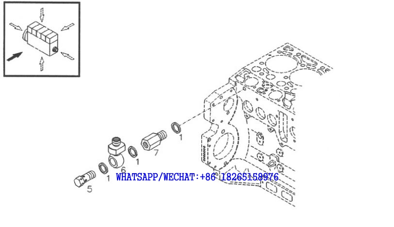 25 DACHAI DEUTZ BF6M1013 DIESEL ENGINE PRESSURESTAT