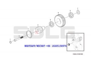 25 SDLG G9190 MOTOR GRADER 4644108 Idler gear C0645-4110001905