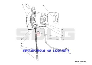 25 YUCHAI YC6J125-T302 (J8N0L4) DIESEL ENGINE Turbocharger A01225-4110004049