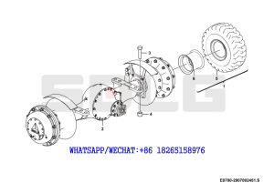 26 SDLG LG936 WHEEL LOADER Front axle system E0700-2907002451