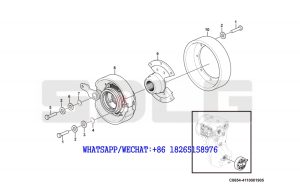 27 SDLG G9190 MOTOR GRADER 4644109 Stop dog C0654-4110001905