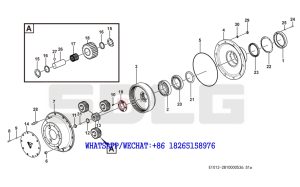 27 SDLG RS8140 ROAD ROLLER Hub reduction E1012-2810000536