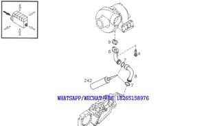 28 DACHAI DEUTZ BF6M1013 DIESEL ENGINE RETURN LINE