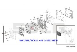 28 SDLG G9190 MOTOR GRADER 4644106 Control valve C0660-4110001905