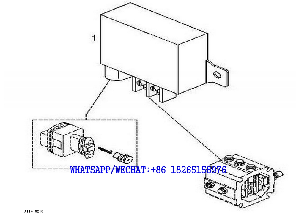 28 SDLG LG6225E HYDRAULIC EXCAVATOR Relay A114-6210