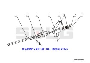 28 YUCHAI YC6J125-T302 (J8N0L4) DIESEL ENGINE Draining valve A01228-4110004049