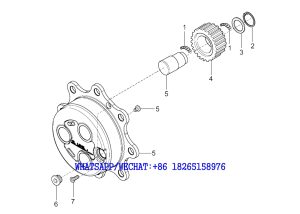 29 SDLG B877 BACKHOE LOADER PARTS CATALOG Hub reduction E9-4110001922