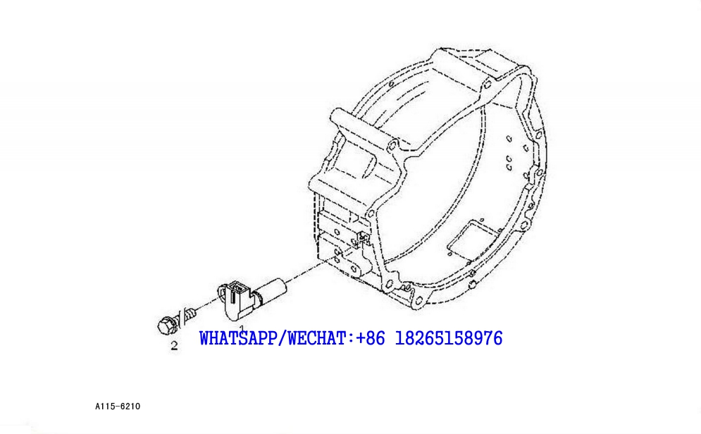 29 SDLG LG6225E HYDRAULIC EXCAVATOR Tacho-generator A115-6210