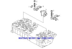 3 DACHAI DEUTZ BF6M1013 DIESEL ENGINE ROCKER ARM BRACKET