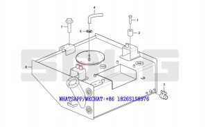 3 SDLG LG933 WHEEL LOADER WITH YUCHAI ENGINE Fuel tank assembly A0200-2902001831