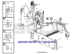 33 SDLG RS8140 ROAD ROLLER Hydraulic vibratory system F1200-2812000499