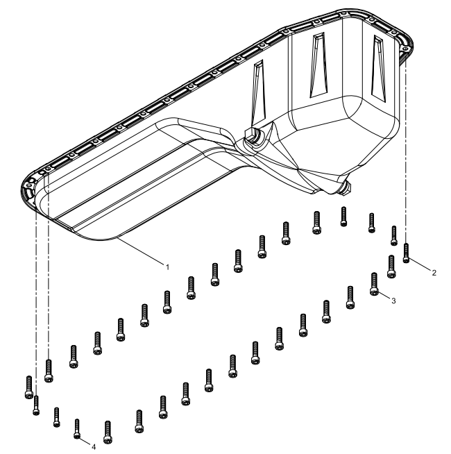 33 WEICHAI WP6 DHP06G0215 WP6G125E3 ENGINE Oil Pan Group