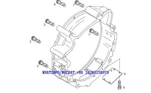 34 DACHAI DEUTZ BF6M1013 DIESEL ENGINE CONNECTION HOUSING -1