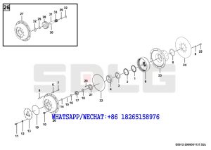 34 SDLG LG936 WHEEL LOADER Hub reduction -1 E0912-2909001137