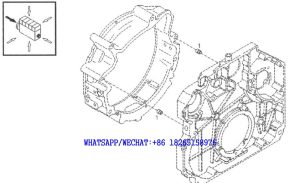 35 DACHAI DEUTZ BF6M1013 DIESEL ENGINE CONNECTION HOUSING -2