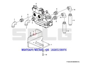 35 SDLG RS8140 ROAD ROLLER Vavle vibratory system F1220-2812000599