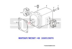 36 SDLG RS8140 ROAD ROLLER Hydraulic motor system F1230-2812000514