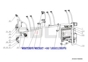 36 YUCHAI YC6J125-T302 (J8N0L4) DIESEL ENGINE Control system A01236-4110004049