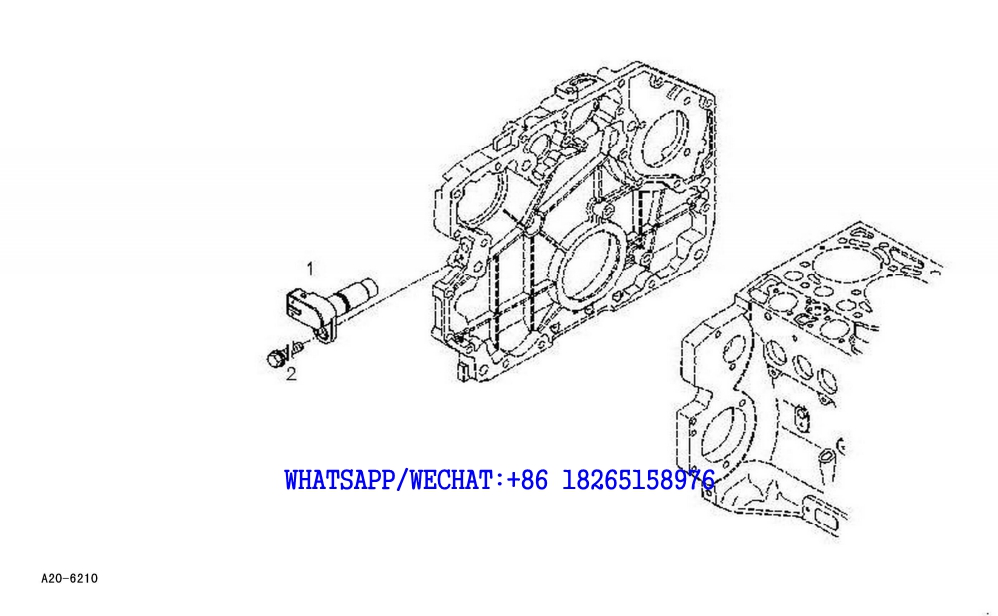 38 SDLG LG6225E HYDRAULIC EXCAVATOR Impulse transmitter A20-6210