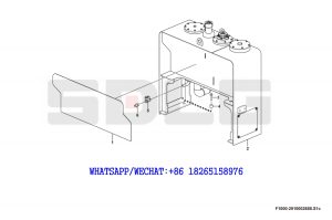 38 SDLG LG936 WHEEL LOADER Hydraulic fluid tank system F1000-2910002688