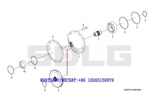 39 SDLG G9190 MOTOR GRADER 4644 154 Power take-off component C0676-4110001905