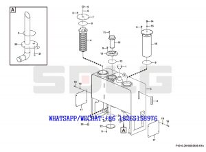 39 SDLG LG936 WHEEL LOADER Hydraulic fluid tank assembly F1010-2910002689