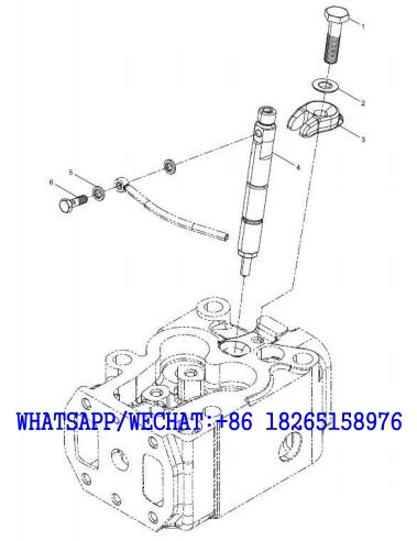 39 WEICHAI WP6G125E202 DHB06G0200 DIESEL ENGINE Injector assembly A135-4110000846