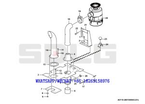 4 SDLG G9190 MOTOR GRADER Oil bath type air filter module A0110-2801000943