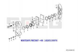 40 SDLG LG933 WHEEL LOADER WITH YUCHAI ENGINE (371328) Break caliper E0714-4120001739