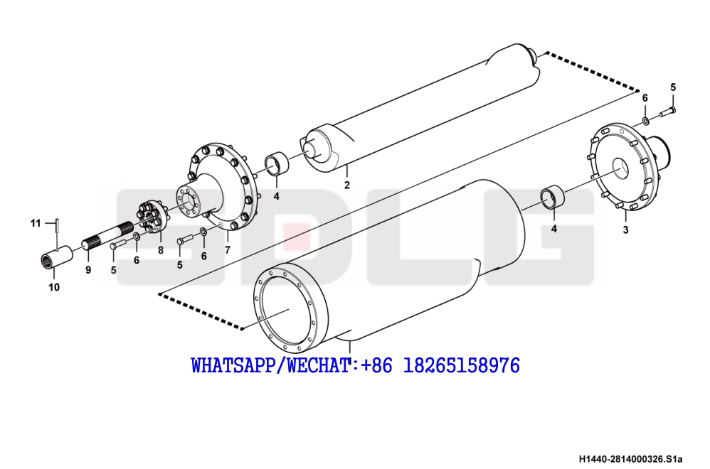 40 SDLG RS8140 ROAD ROLLER Eccentric H1440-2814000326