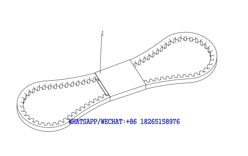 40 WEICHAI TD226B DIESEL ENGINE NAARRIWV-BELT ASSEMBLY