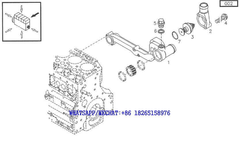 41 DACHAI DEUTZ BF6M1013 DIESEL ENGINE HOUSING -1