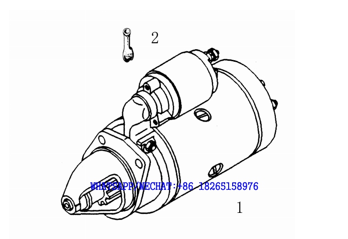 41 WEICHAI TD226B DIESEL ENGINE STARTER ASSEMBLY