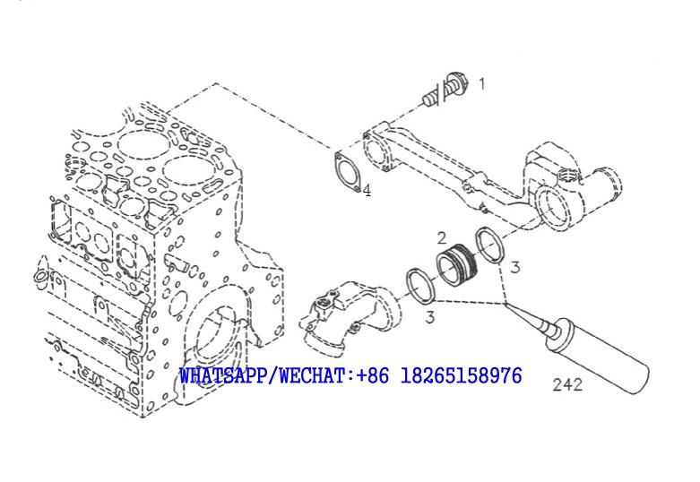 42 DACHAI DEUTZ BF6M1013 DIESEL ENGINE HOUSING -2