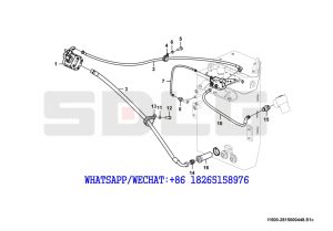 42 SDLG RS8140 ROAD ROLLER Steering pump assembly I1500-2815000448