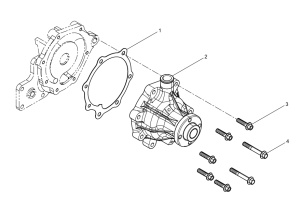 42 WEICHAI WP6 DHP06G0215 WP6G125E3 ENGINE Water Pump Group