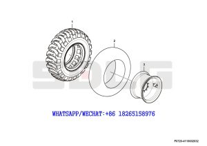 43 SDLG G9190 MOTOR GRADER (370608) Tyre F0720-4110002032