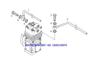 44 DACHAI DEUTZ BF6M1013 DIESEL ENGINE AIR COMPRESSOR -2